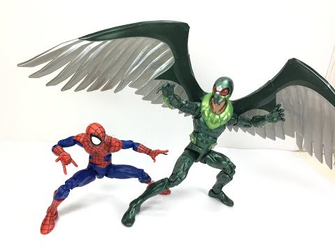 Marvel Legends Ultimate Spider Man and Vulture Chefatron Review