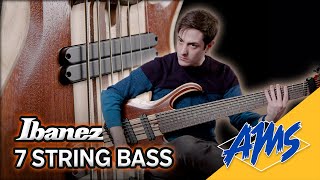 Video thumbnail for Ibanez Bass Workshop BTB7MSNML 7-String Bass: For Gigantic Hands Only | Ibanez 2024 lineup by American Musical Supply