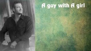 A guy with a girl - blake shelton