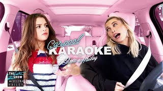 Selena Gomez and Hailey Bieber Carpool Karaoke & Deleted Scenes