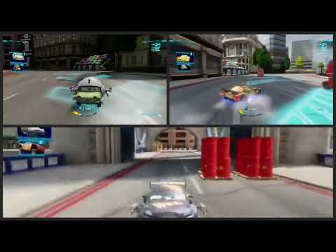 Cars 2 The Video Game | Gunner Acer Vs Miguel Camino Vs Max Schnell | Wins Hit or Mcmissile