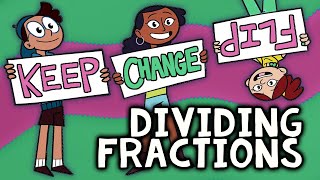 Dividing Fractions with KEEP, CHANGE, FLIP | Fractions Rap Song