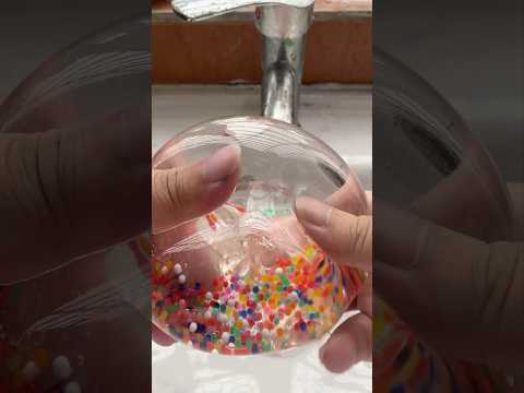 Silicone baby nano tape water ball#nanotape #satisfying #diy