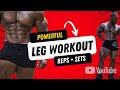 TRAIN EVERY DAY - DAY 2 POWERFUL LEGS WORKOUT + SQUATS
