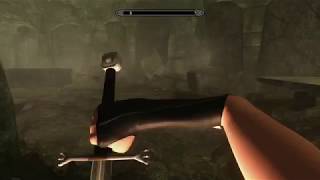 The Elder Scrolls V - Skyrim - отжигающий скелет