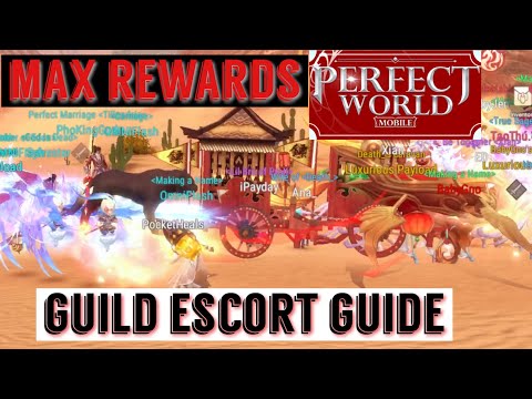STEP BY STEP GUILD ESCORT GUIDE! HOW TO GET ARCHAIC SCROLLS, ENGRAVING CATALYST PERFECT WORLD MOBILE