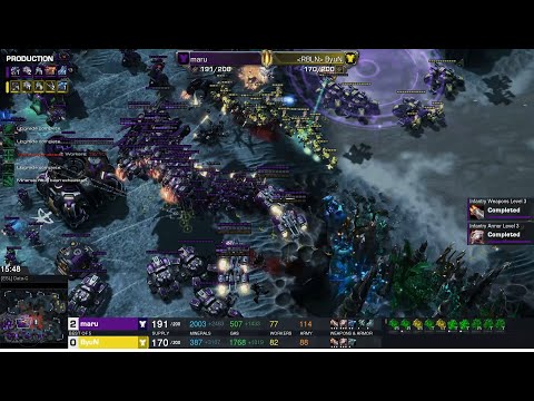 Starcraft II TSL 9 2022 Sep2 ByuN(T) v maru(T) Game 2 - [ESL] Data-C