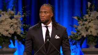 NFL star Larry Fitzgerald's eulogy for his friend John McCain
