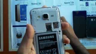 Samsung Galaxy  Core PRIME - How to Insert micro sim card | Micro sim Card | Mobile Tutorial |