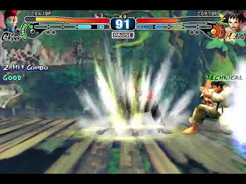 Viper vs Makoto - SF4 Volt Online