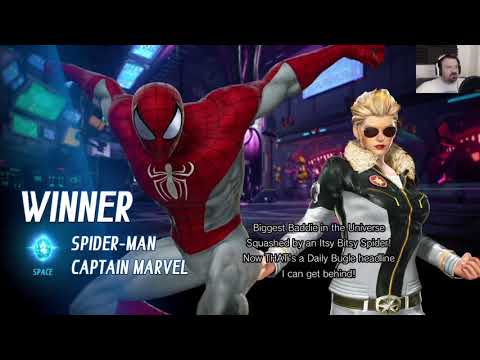 MvC Infinite Open Lobby Challenge pt32 - vs. Captain Marvel/Spider-Man