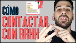 Haz esto para conseguir trabajo | Cómo contactar con recursos humanos para tener más éxito