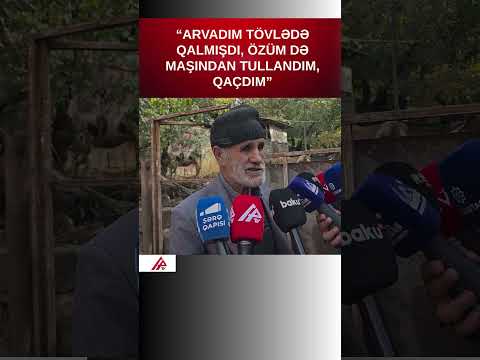 Ordubadın Dırnıs kəndindən sel keçdi