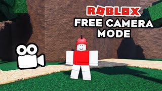 How To Get On FREE CAMERA MODE On Roblox (Roblox Tutorial)