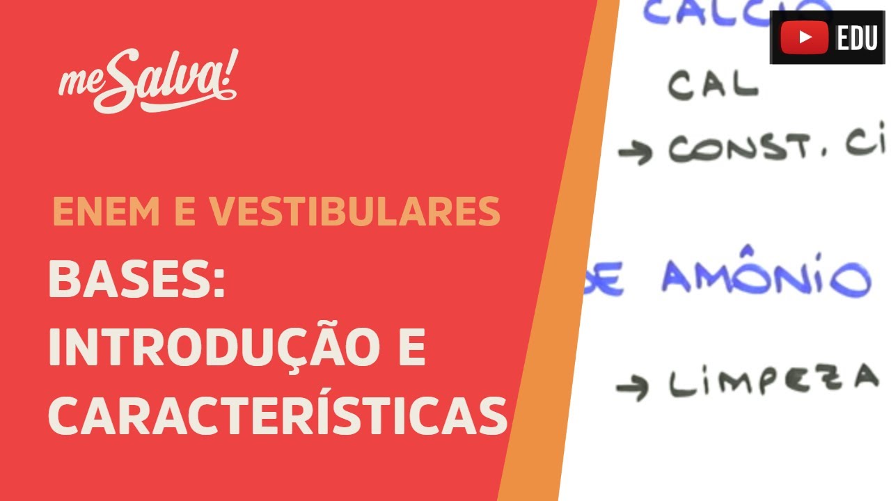 Me Salva! INO05 - Funções Inorgânicas - Bases: Introdução e Características