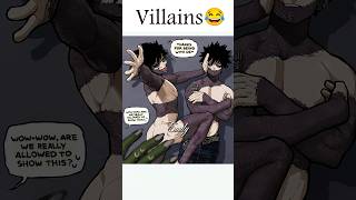 Villains🫠😂❤️#anime #mha #bnha #myheroacademia #dabi #toga #shigaraki #memes #fyp #funny #fun #shorts