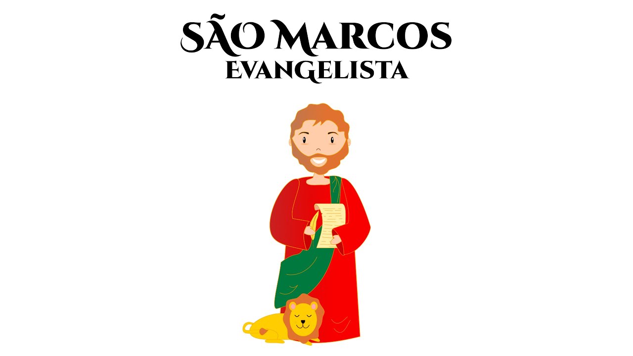 SÃO MARCOS EVANGELISTA | DESENHOS BÍBLICOS | CATEQUESE