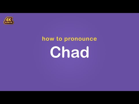 how to pronounce Chad 【FIFA】