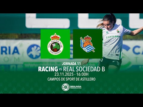 RACING vs REAL SOCIEDAD B | Jornada 11 Segunda RFEF Femenina 25/26