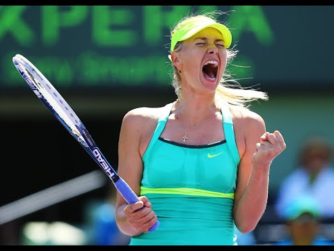 Maria Sharapova vs Eugenie Bouchard Highlights - Miami 2013 2nd Round