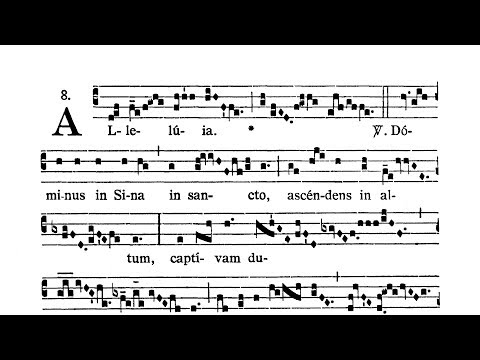 In Ascensione Domini (The Ascension of The Lord) - Alleluia secunda (Dominus in Sina)