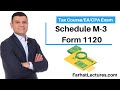 Schedule M 3 Form 1120 Exaplined
