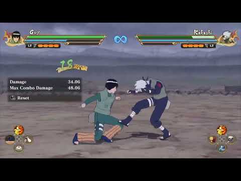 Naruto Storm Connections - Guy (Great Ninja War) 48% Combo