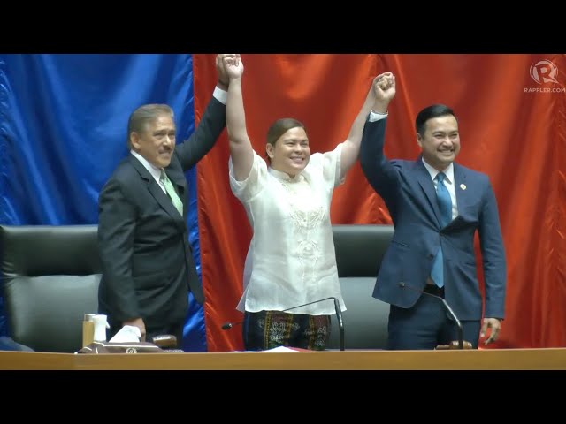 Congress proclaims Marcos, Duterte in record time