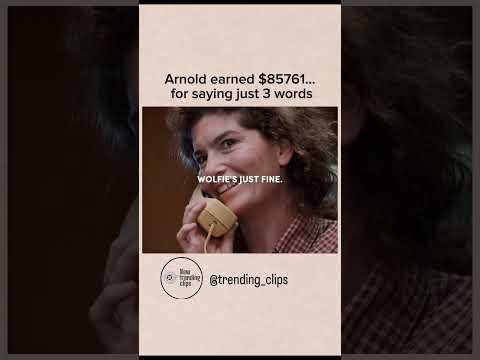 Arnold earned $85761... for saying just 3 words 🤣🤣 #funny #80scomedy #crocodiledundee
