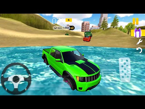 Extreme Car Driving Simulator #34 4x4 Pickup Offroad! Android gameplay