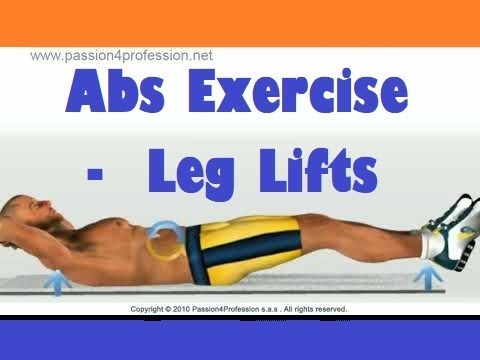Lower Abs Exercises VidSeries #1 - Leg Lifts