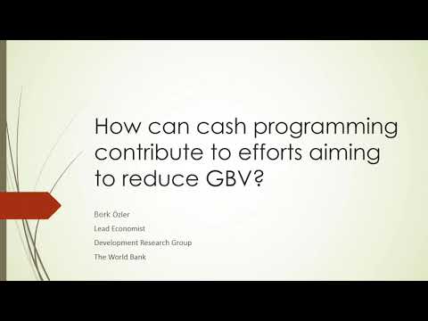 IGWG Addressing GBV Through Cash Transfer Programming Part II Video thumbnail