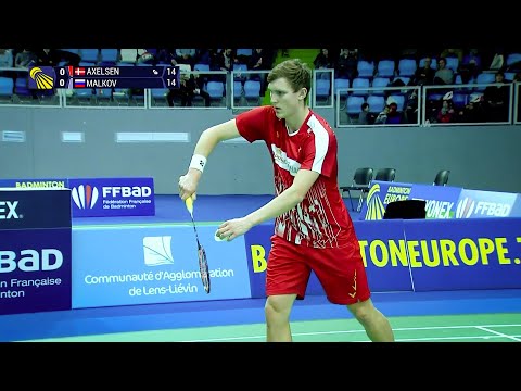 [HD·50FPS] - MS - Viktor Axelsen vs Vladimir Malkov - 2020 EMTC - Highlights -