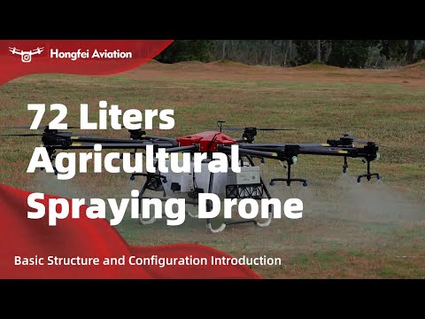 72 Liters, the Largest Capacity Farm Orchard Spraying Drone, Latest Release