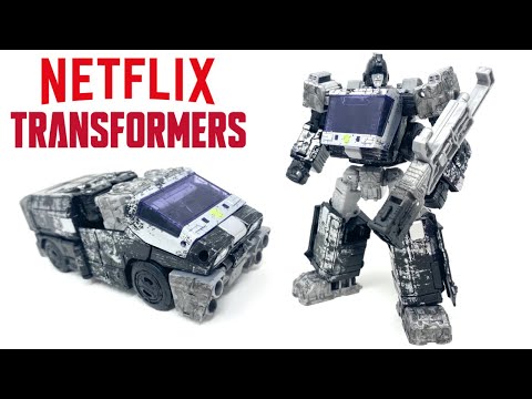 Transformers Netflix War For Cybertron Deseeus Army Drone Review