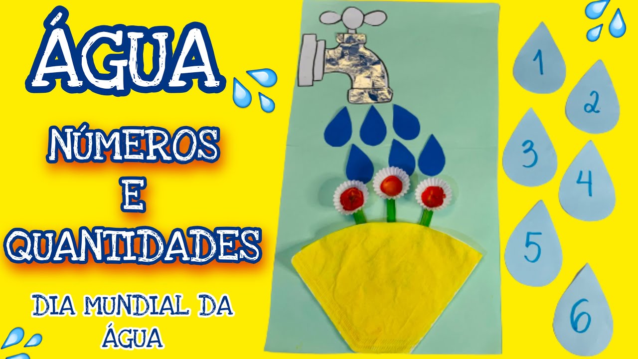 Água | Números e Quantidades | Recurso Pedagógico | Matemática Divertida | Dia Mundial da Água