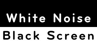 White Noise Black Screen | Sleep, Study, Focus, Soothe a Baby | 10 Hours