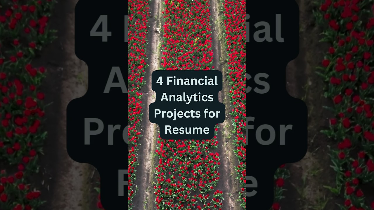 Top 4 Finance Analytics Projects for Resume #shorts #finance #dataanalytics #projects #resume