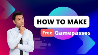 How to make a Game pass for free in Roblox! (2023) #Roblox #Gamepass #Tutoriol