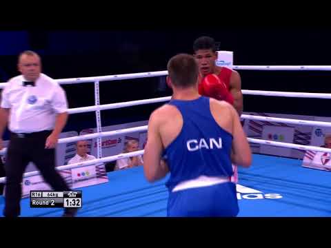 ЧМ 2017 Rodriguez (DOM) vs Biyarslanov (CAN) | McComb (IRL) vs Cruz Gomez (CUB)