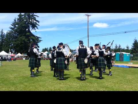 Tacoma Highland Games - Clan Gordon Pipe Band