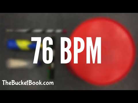 Bucket Drumming Backing Track - 76 BPM