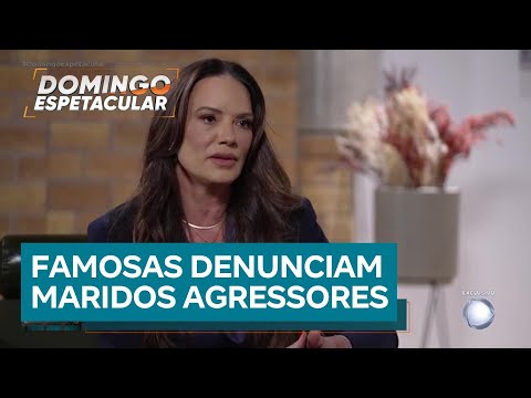 Luiza Brunet e Cíntia Chagas relembram agressões que sofreram pelos próprios companheiros