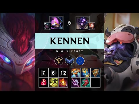Kennen Support vs Alistar - EUW Diamond Patch 25.16