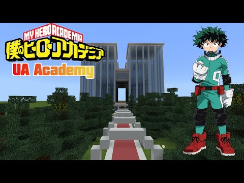 Minecraft Tutorial!: My Hero Academia School! **Anime Builds**