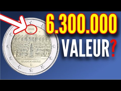 LA MAGNIFIQUE Pièce de 2 EURO ALLEMAGNE 2020 VALEUR 6300000