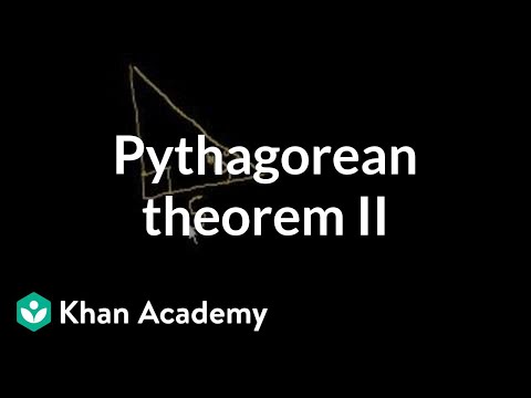 The Pythagorean Theorem II