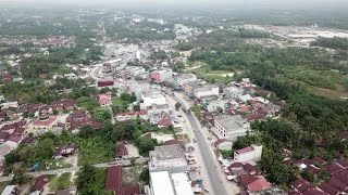 preview picture of video 'Aerial View Kota Duri, Sumatra. 25-Jan-19'