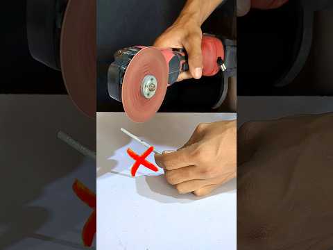 How to properly cut a head with an angle grinder