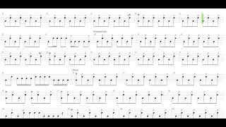 Can You Hear the Sound + Timo Kotipelto + Drum only + Drum tab